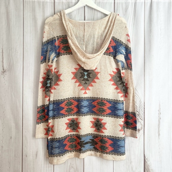 Beige Aztec Cardigan - Picture 6 of 6